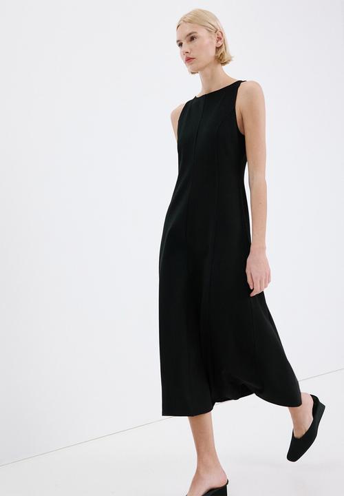 MANGO - Dress letin - black