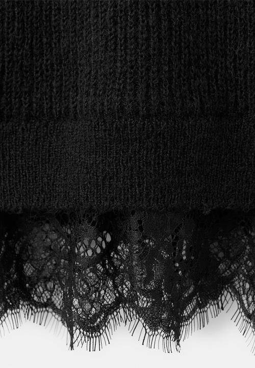 MANGO - Sweater encarna- black