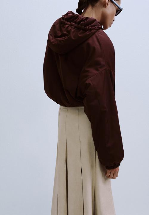 MANGO - Skirt sia - light beige