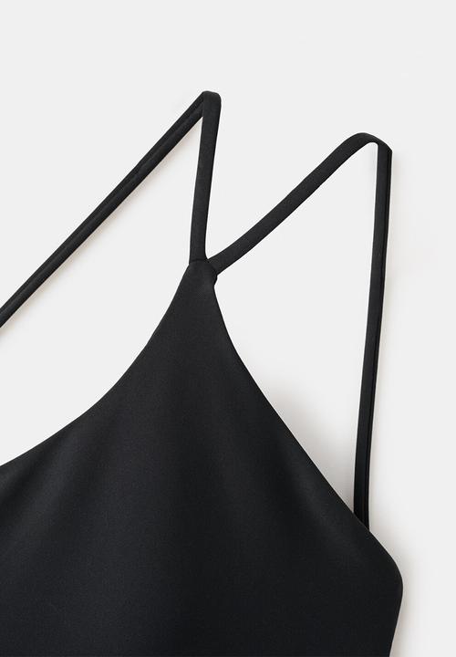 MANGO - Swimsuit tebas- black