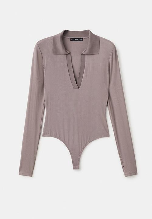 MANGO - Bodysuit poli - light pastel brown