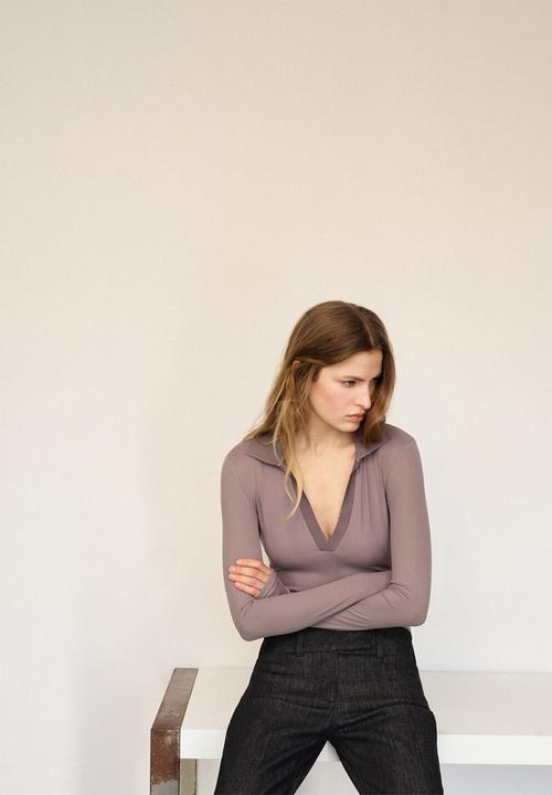 MANGO - Bodysuit poli - light pastel brown