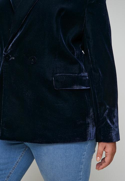 MANGO - Plus blazer combi - navy
