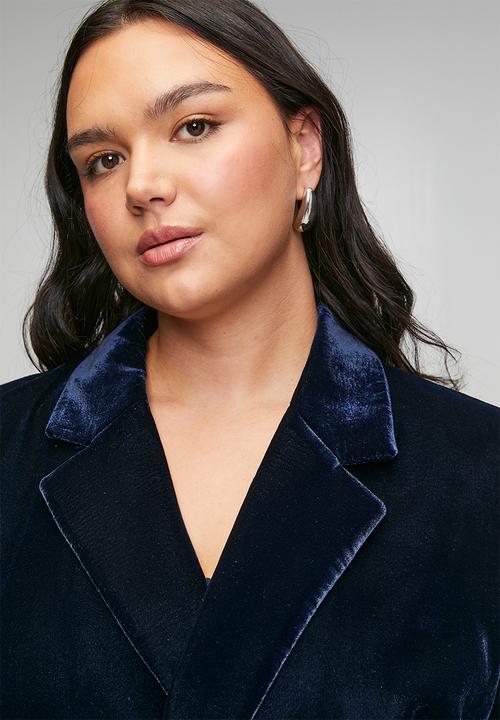 MANGO - Plus blazer combi - navy