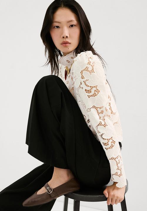 MANGO - Blouse coco - white