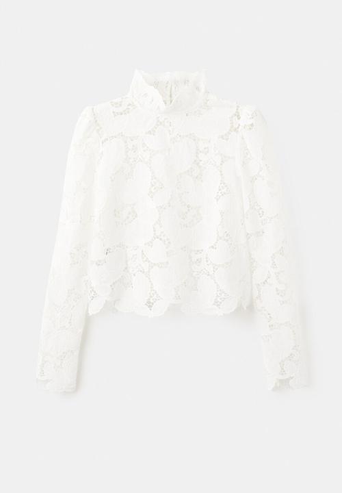 MANGO - Blouse coco - white