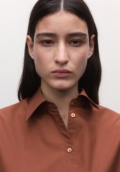 MANGO - Shirt david- rust/copper
