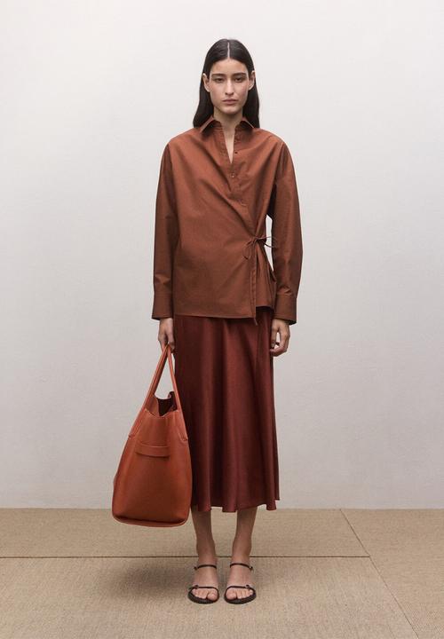 MANGO - Shirt david- rust/copper