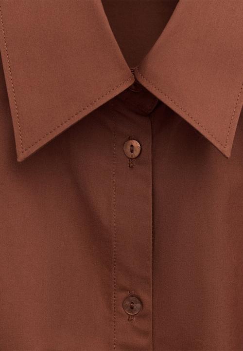 MANGO - Shirt david- rust/copper