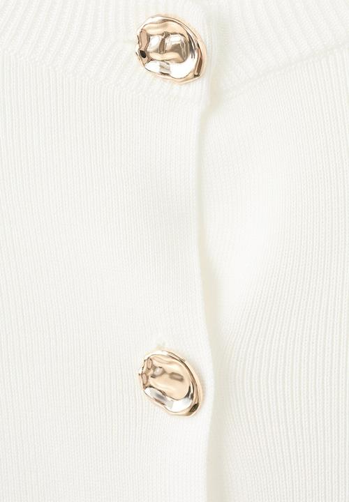 MANGO - Cardigan goldbota- light beige