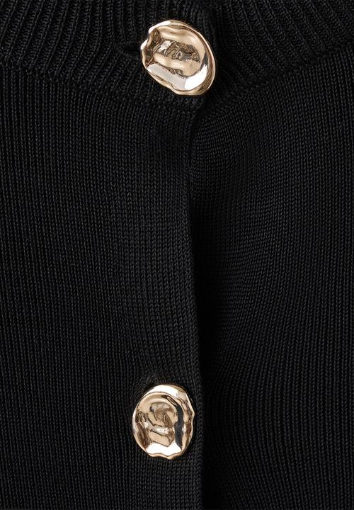MANGO - Cardigan goldbota- black