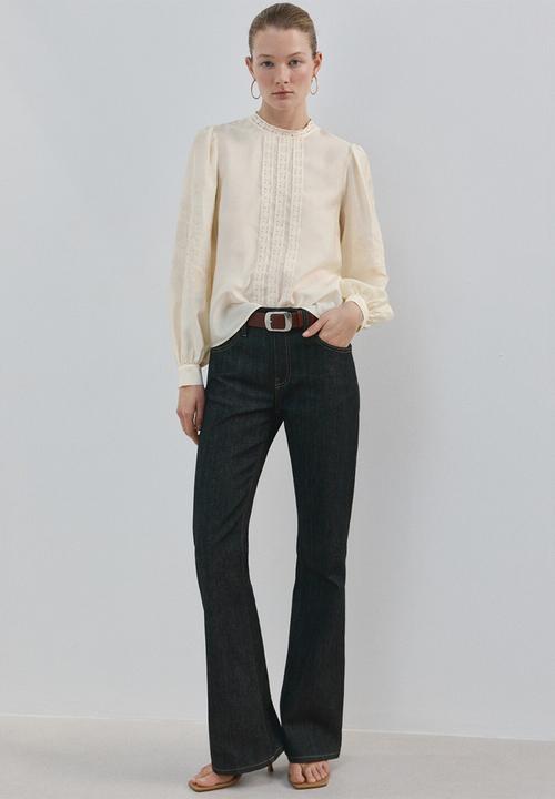 MANGO - Blouse inma- light beige
