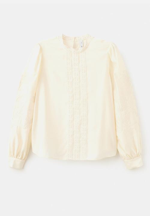 MANGO - Blouse inma- light beige
