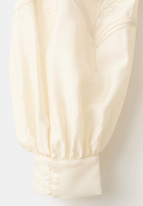 MANGO - Blouse inma- light beige