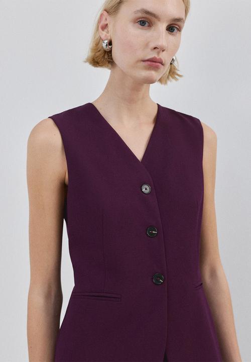 MANGO - Jumpsuit erin - dark purple