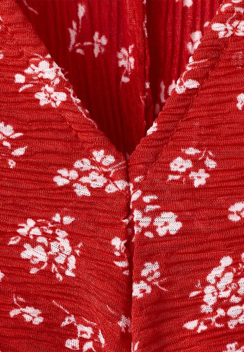MANGO - Dress pomi  -  red