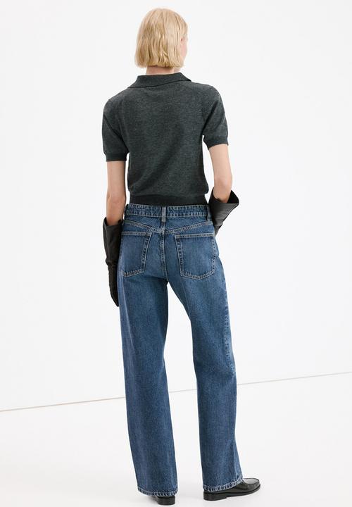 MANGO - Jeansriver - denim blue