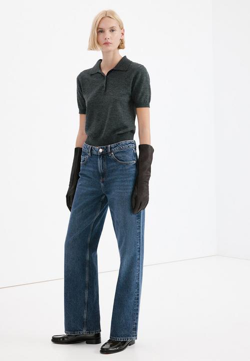 MANGO - Jeansriver - denim blue