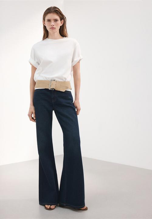 MANGO - Jeans thea - open blue
