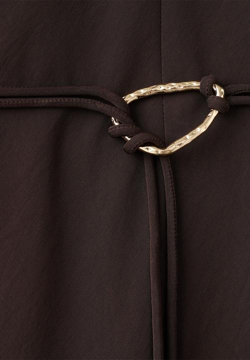MANGO - Dress marine - brown