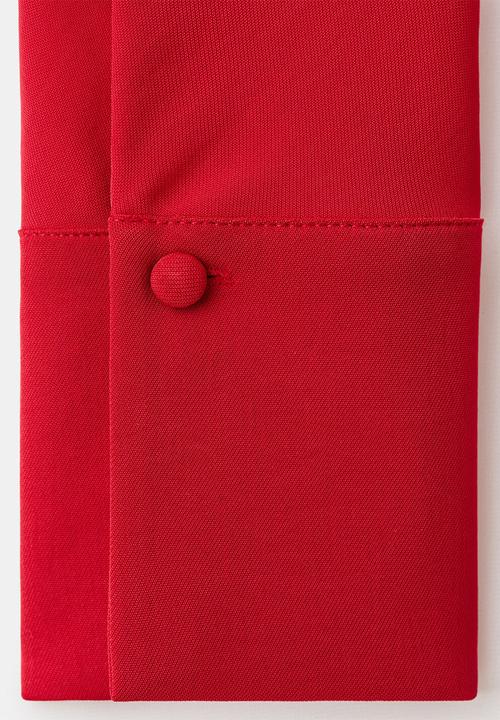 MANGO - Dress marine - red