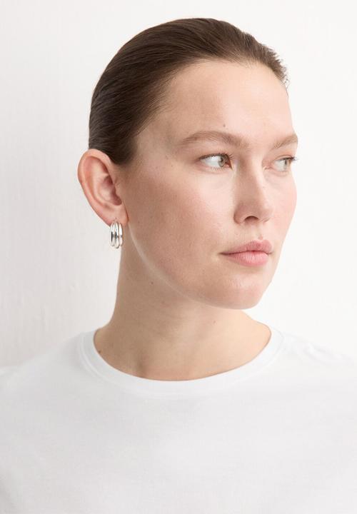 MANGO - T-shirt riti - white