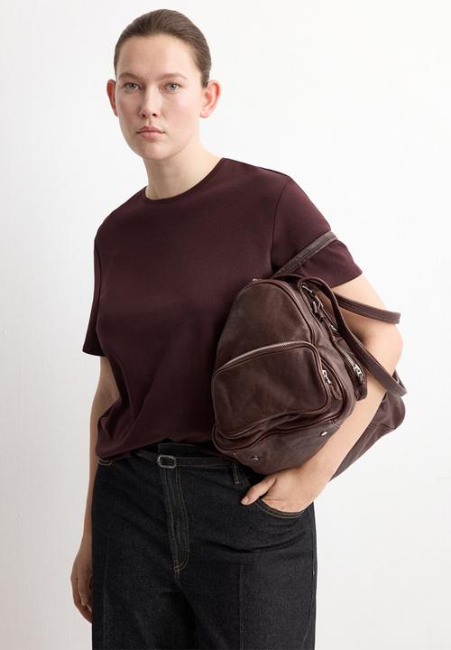 MANGO - Plus t-shirt riti  -  dark red