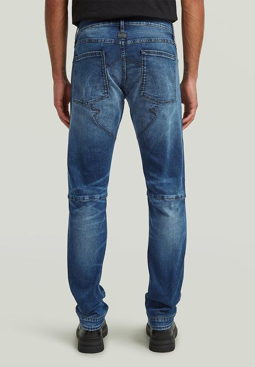 G-STAR - Biker Patched 3D Slim - Worn In Diaz Beach