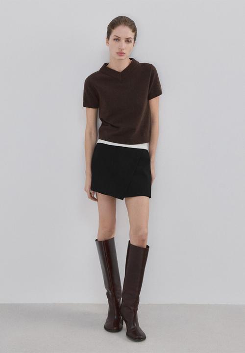 MANGO - Skirt candela2- black