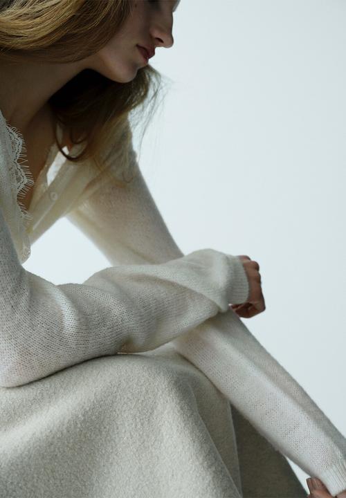 MANGO - Cardigan encarna- light beige