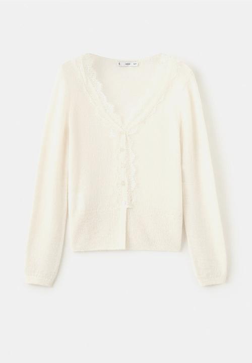 MANGO - Cardigan encarna- light beige