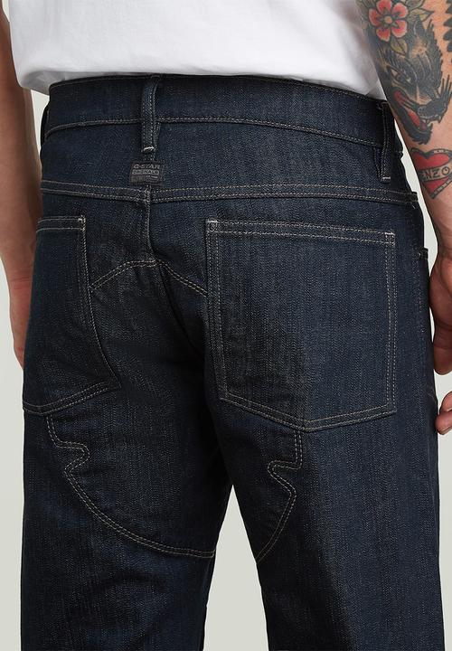 G-STAR - Biker Patched 3D Slim - Neo Raw Denim