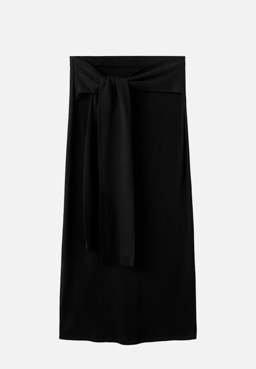 MANGO - Skirt sza - black