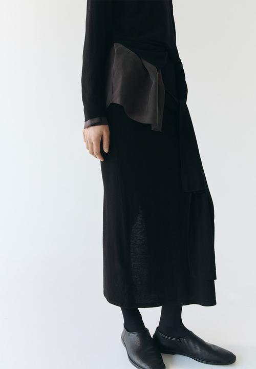 MANGO - Skirt sza - black