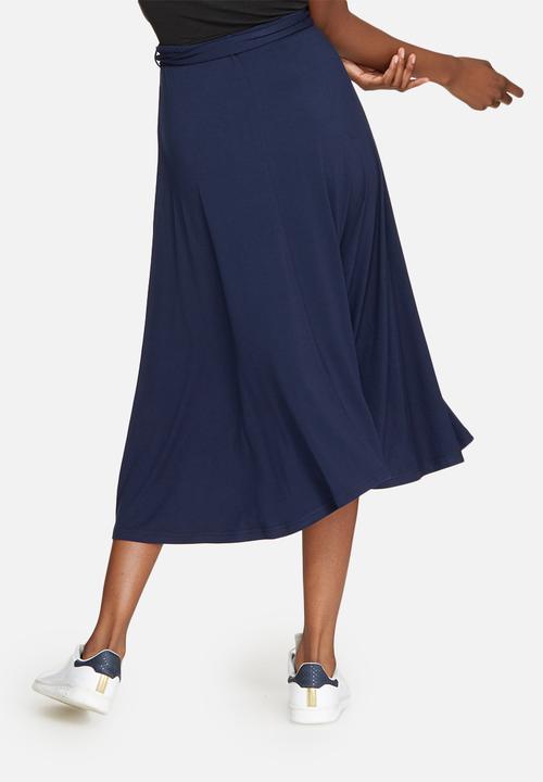 dailyfriday - Tie waist midi skirt