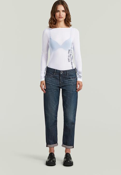 G-STAR - Stencil gr boat slim t wmn - White
