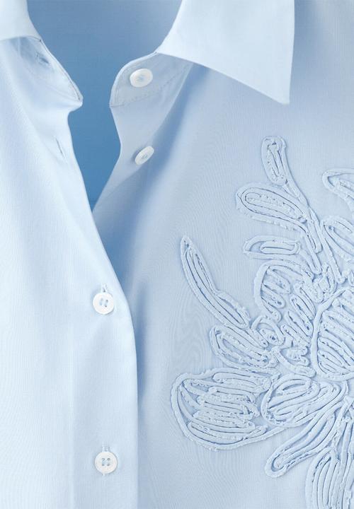 MANGO - Shirt salma- light/pastel blue