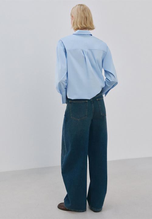 MANGO - Shirt salma- light/pastel blue