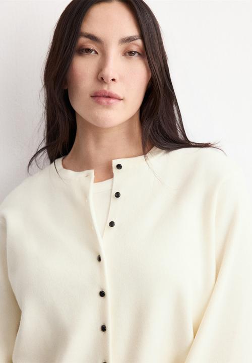 MANGO - Cardigan ivan- light beige
