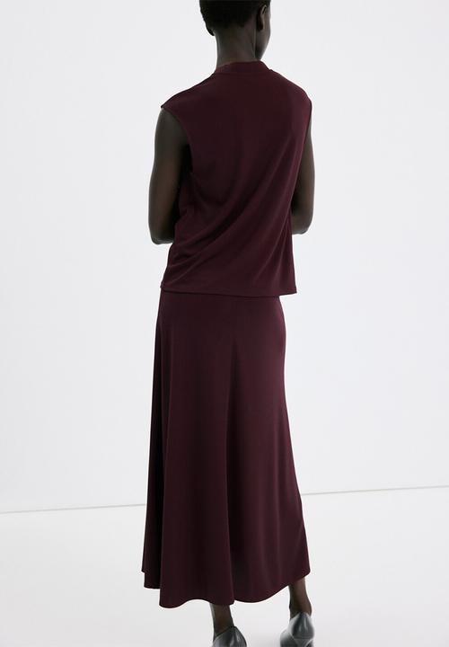 MANGO - Top arlet- dark red