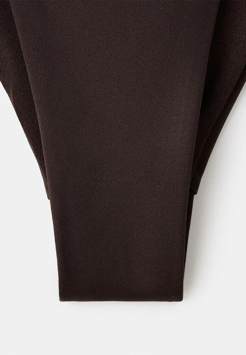 MANGO - Bikini pantie fiji - brown