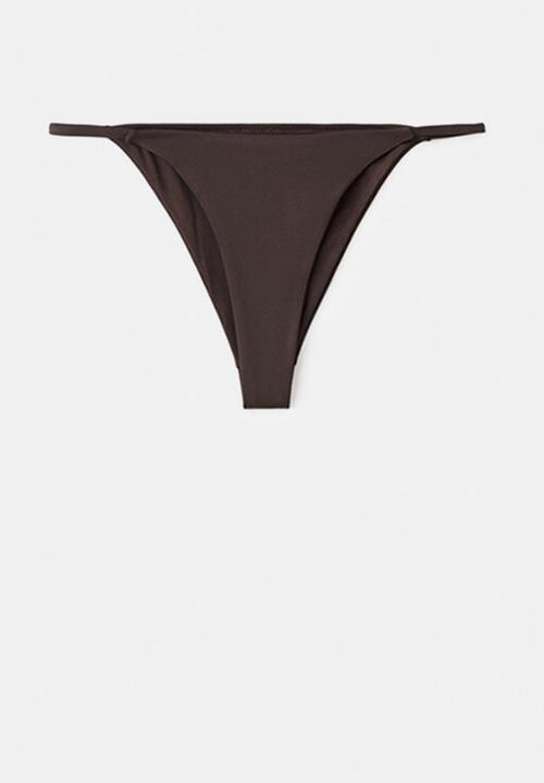 MANGO - Bikini pantie fiji - brown