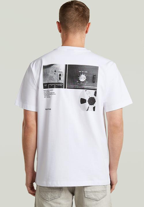 G-STAR - Regular Tee GR 008 Short sleeve - White 