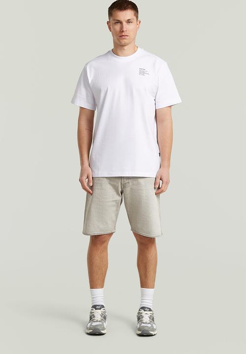G-STAR - Regular Tee GR 008 Short sleeve - White 