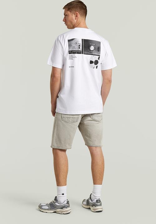 G-STAR - Regular Tee GR 008 Short sleeve - White 