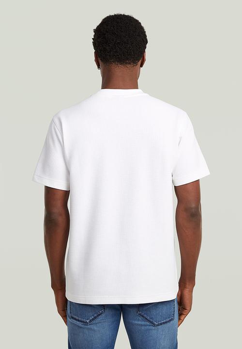G-STAR - True Regular Structured R T - White