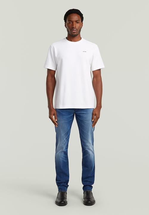 G-STAR - True Regular Structured R T - White