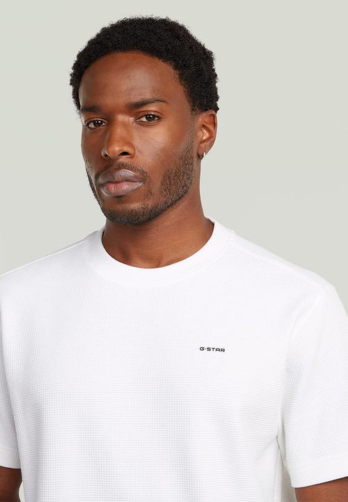 G-STAR - True Regular Structured R T - White