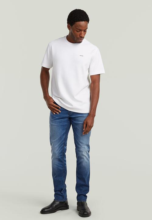 G-STAR - True Regular Structured R T - White