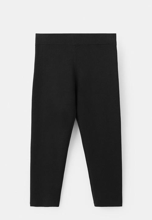 MANGO - Trousers reliquia- black